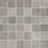 2 X 2 In Industria Chromium Matte Color Body Porcelain Mosaic - BUILDMYPLACE