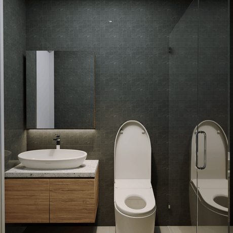 2 X 2 In Nord Carbon Matte Color Body Porcelain Mosaic - BUILDMYPLACE