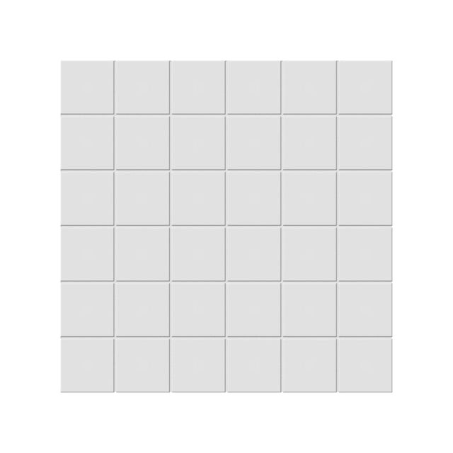 2 X 2 In Soho Gallery Grey Matte Glazed Porcelain Mosaic - BUILDMYPLACE
