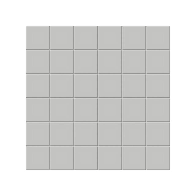 2 X 2 In Soho Loft Grey Matte Glazed Porcelain Mosaic - BUILDMYPLACE