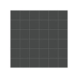 2 X 2 In Soho Retro Black Matte Glazed Porcelain Mosaic - BUILDMYPLACE