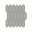 2 X 5 In Picket Soho Cement Chic Glossy Glazed Porcelain Mosaic - BUILDMYPLACE