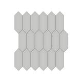 2 X 5 In Picket Soho Loft Grey Matte Glazed Porcelain Mosaic - BUILDMYPLACE