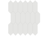 2 X 5 In Picket Soho Vintage Grey Matte Glazed Porcelain Mosaic - BUILDMYPLACE