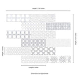 2" X 6" Abani White Subway Mosaic Tile (9.7SQ FT/CTN) - BUILDMYPLACE