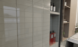 2 X 6 In Brick Element Cloud Light Colors Glass Mosaic - BUILDMYPLACE