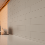 2 X 6 In Brick Soho Halo Grey Matte Glazed Porcelain Mosaic - BUILDMYPLACE