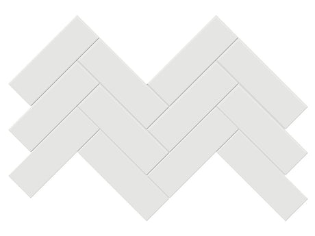 2 X 6 In Herringbone Soho Vintage Grey Matte Glazed Porcelain Mosaic - BUILDMYPLACE