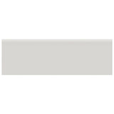 2 x 6 in Soho Halo Grey Glossy Glazed Ceramic Bullnose - BUILDMYPLACE
