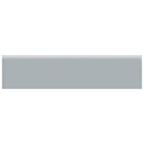 2 x 8 in. Soho Cloud Blue Glossy Glazed Ceramic Bullnose Trim - BUILDMYPLACE