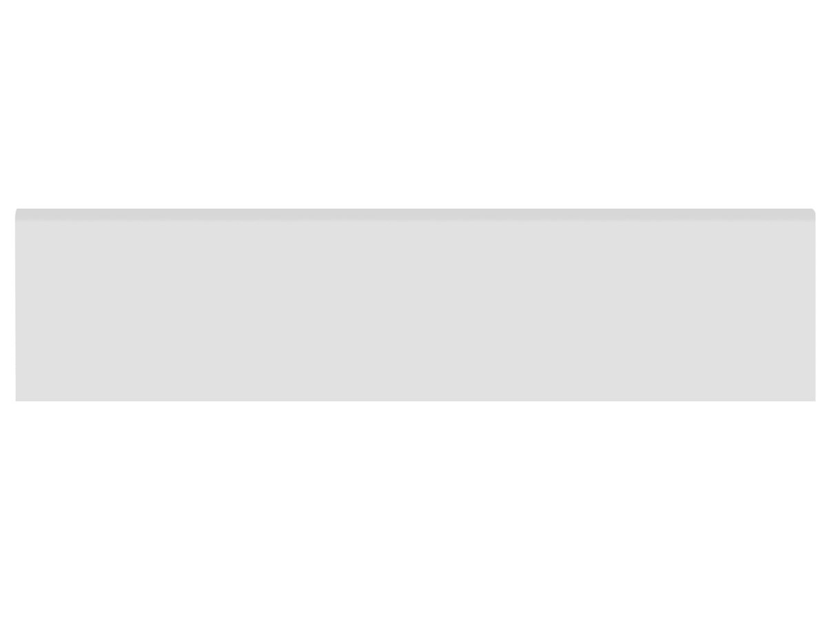 2 X 8 In Soho Gallery Grey Matte Glazed Ceramic Bullnose - BUILDMYPLACE
