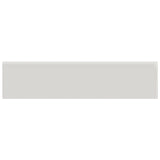2 X 8 In Soho Halo Grey Matte Glazed Ceramic Bullnose - BUILDMYPLACE