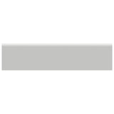 2 x 8 in. Soho Loft Grey Glossy Glazed Ceramic Bullnose Trim - BUILDMYPLACE