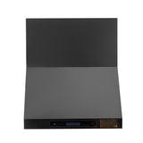 KUCHT 36 in. Professional Wall Mounted Range Hood 900CFM in Titanium Stainless Steel