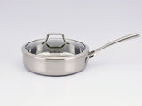 KUCHT Culinary Professional 3 Ply Stainless Steel 10 Piece Cookware Set
