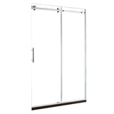Shower Door - 48" x 80" Bright Chrome