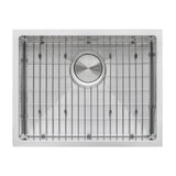 23" x 18" x 12" Deep Laundry Utility Sink Tight Radius Undermount 16 Gauge Stainless Steel - BUILDMYPLACE