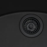 23 x 20 inch Drop - in Topmount Granite Composite Single Bowl Kitchen Sink - BUILDMYPLACE