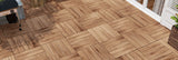 24 In. X 24 In. Ipe Decking Oak Matte 2Cm R13 Relief - Porcelain Wall & Floor Tile (7.75 Sqft/Case) - BUILDMYPLACE