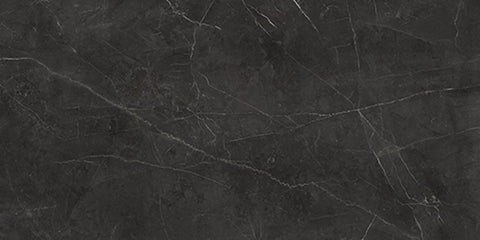 24 X 48 In La Marca Nero Venato Polished Rectified Glazed Porcelain
