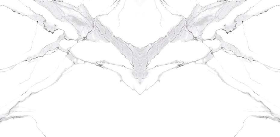 24" x 48" New Calacatta Bookmatch White Polished Wall & Floor Tile - BUILDMYPLACE