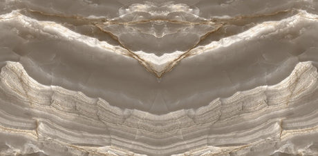 24" x 48" New Onyx Opera Anthracite Bookmatch White Polished Wall & Floor Tile - BUILDMYPLACE