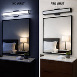 24″W x 3.5″D x 4.72″H Black LED Wall Light with Integrated 20W LED 3CCT – Hardwired - LEDMyPlace