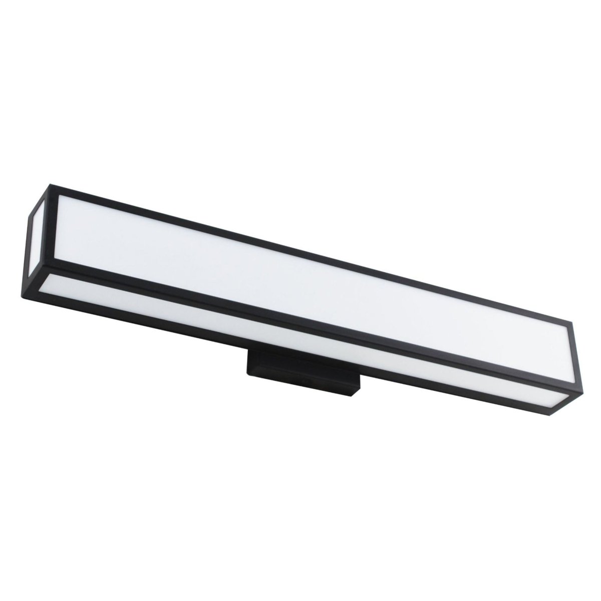 24″W x 3.5″D x 4.72″H Black LED Wall Light with Integrated 20W LED 3CCT – Hardwired - LEDMyPlace