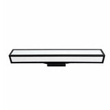 24″W x 3.5″D x 4.72″H Black LED Wall Light with Integrated 20W LED 3CCT – Hardwired - LEDMyPlace