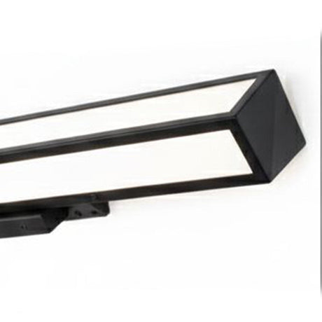 24″W x 3.5″D x 4.72″H Black LED Wall Light with Integrated 20W LED 3CCT – Hardwired - LEDMyPlace