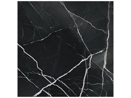 24 x 24 in Majesto Calacatta Noir Polished Rectified Colorsync Porcelain Tile