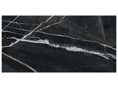 24 x 48 in Majesto Calacatta Noir Honed Rectified Colorsync Porcelain Tile