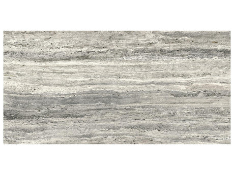 24 x 48 in Majesto Travertino Titanium Organic Matte Rectified Colorsync Porcelain Tile