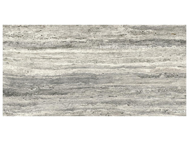 24 x 48 in Majesto Travertino Titanium Honed Rectified Colorsync Porcelain Tile