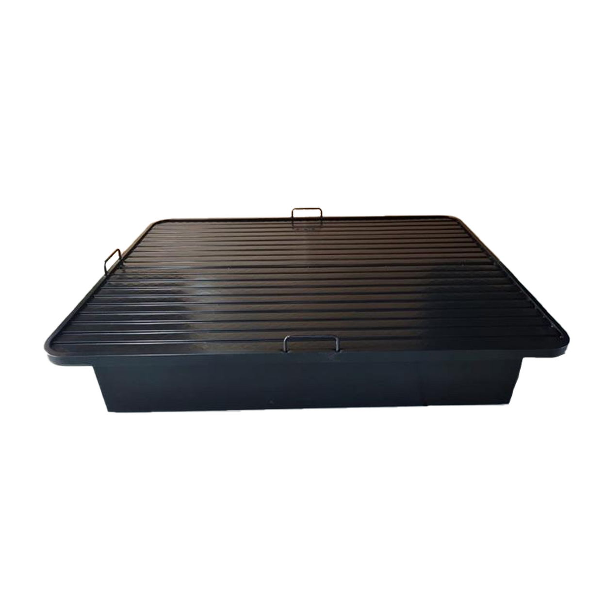 Queen Metal Bed Frame - 80 X 60 X 17 Inch Black Color Steel with Powder Coated Frame - 58 KG