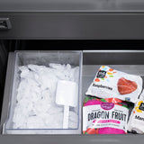 ZLINE 30 in. 16.1 cu. ft. Built-In Bottom Freezer Refrigerator with Water Dispenser and Ice Maker in Stainless Steel with Graphite Gray Interior (GRBIV-304-30)