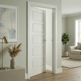 Ivanees 5-Panel Hollow Core Molded Door Slab 80 Inch Height