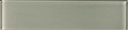 3 x 12 in Element Smoke Glossy Glass Tile