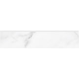 3 x 12 in La Marca Statuario Honed Glazed Porcelain Bullnose - BUILDMYPLACE