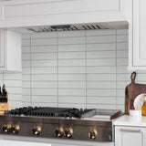 3 x 12 in. Marlow Cloud Matte Pressed Glazed Ceramic Wall Tile - BUILDMYPLACE