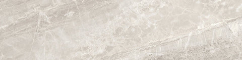 3 X 12 In Mayfair Stella Argento Polished Glazed Porcelain Bullnose