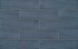 3 x 12 in. Teramoda Ink Glossy Pressed Glazed Ceramic Tile - BUILDMYPLACE