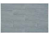 3 x 12 in Teramoda Sterling Glossy Pressed Glazed Ceramic Tile - BUILDMYPLACE