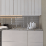 3 X 9 In Beveled Element Mist Dark Colors Glass Tile - BUILDMYPLACE