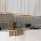 3 X 9 In Beveled Element Mist Dark Colors Glass Tile - BUILDMYPLACE