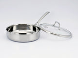 KUCHT Culinary Professional 3 Ply Stainless Steel 10 Piece Cookware Set