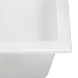 33 x 19 inch Granite Composite Undermount Low Divide Double Bowl - BUILDMYPLACE