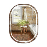 36 in. x 48 in. LED Lighted Bathroom Vanity Mirror, Anti - Fog, CRI 90+, Adjustable Color Temperature & Remembrance, Lighted Makeup Mirrors, Neu - U Style - BUILDMYPLACE