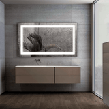 36 in. x 48 in. Vanity Mirror with Lights, Anti - Fog, CRI 90+, Makeup Mirror with Lights, Touch Switch Control, CCT Adjustable With Remembrance, LED Mirror for Bathroom, Inner Window Style - LEDMyPlace