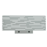 4 - Light, 18"W Bedside Headboard Light, Rectangular Shape, Material: Metal + Acrylic, Twinkle Glossy Finish, 110V, ETL, w/ on/off Rocker Switch, Wall Mounted Light - LEDMyPlace